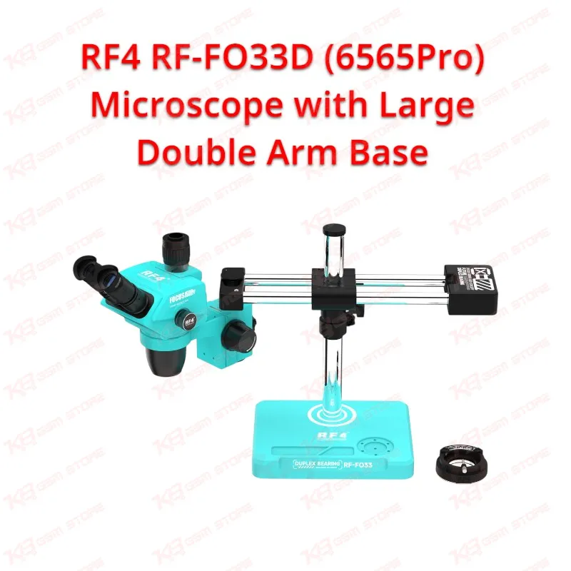 RF4 RF-FO33D (6565Pro) Microscope with Large Double Arm Base