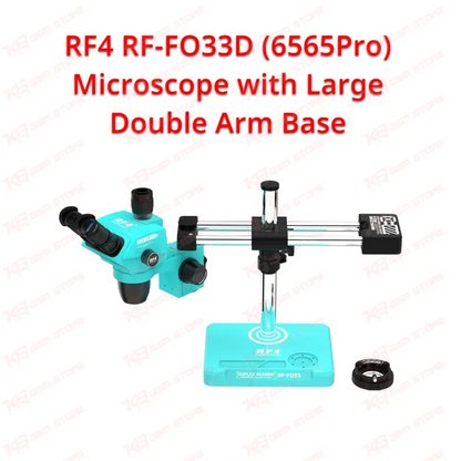 RF4 RF-FO33D (6565Pro) Microscope with Large Double Arm Base