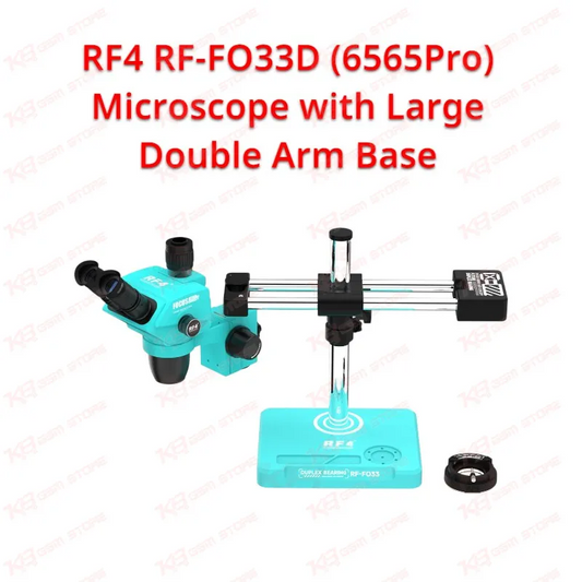 RF4 RF-FO33D (6565Pro) Microscope with Large Double Arm Base