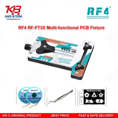 RF4 RF-FT3X Multi-Functional PCB Repair Fixture - Heat Insulated Glass Motherboard Holder