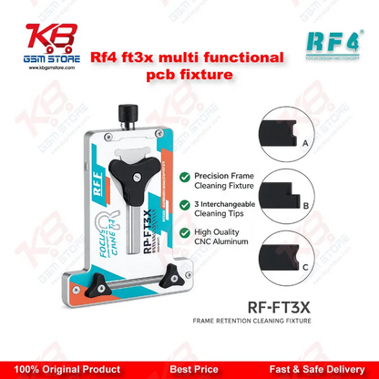 RF4 RF-FT3X Multi-Functional PCB Repair Fixture - Heat Insulated Glass Motherboard Holder