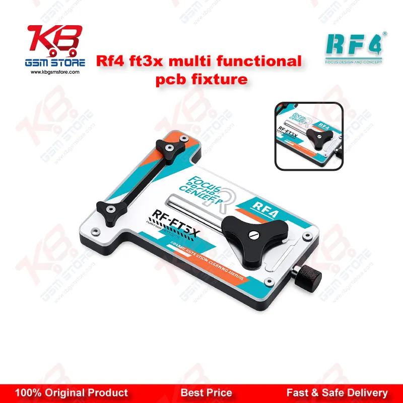 RF4 RF-FT3X Multi-Functional PCB Repair Fixture - Heat Insulated Glass Motherboard Holder