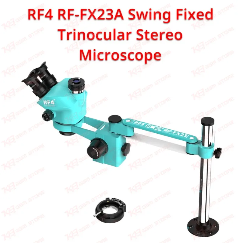 RF4 RF-FX23A Swing Fixed Trinocular Stereo Microscope