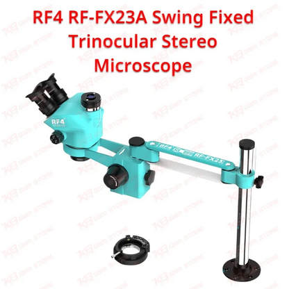 RF4 RF-FX23A Swing Fixed Trinocular Stereo Microscope