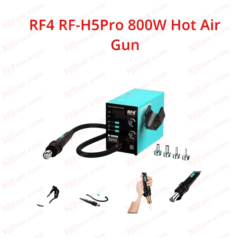 RF4 RF-H5Pro 800W Hot Air Gun BGA Rework Station