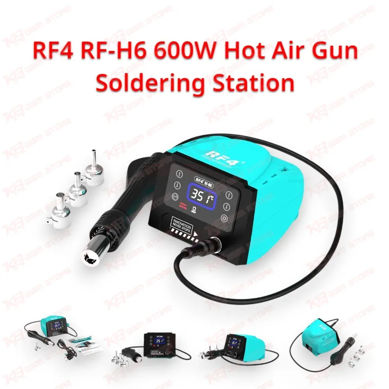 RF4 RF-H6 600W Hot Air Gun Soldering Station