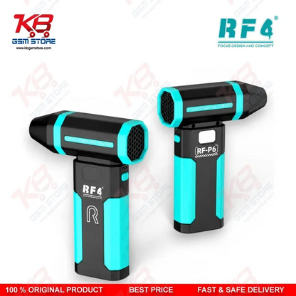 RF4 RF-P6 Portable Mini Cooling Fan 6000mAh Rechargeable Air Blower for Mobile Repair
