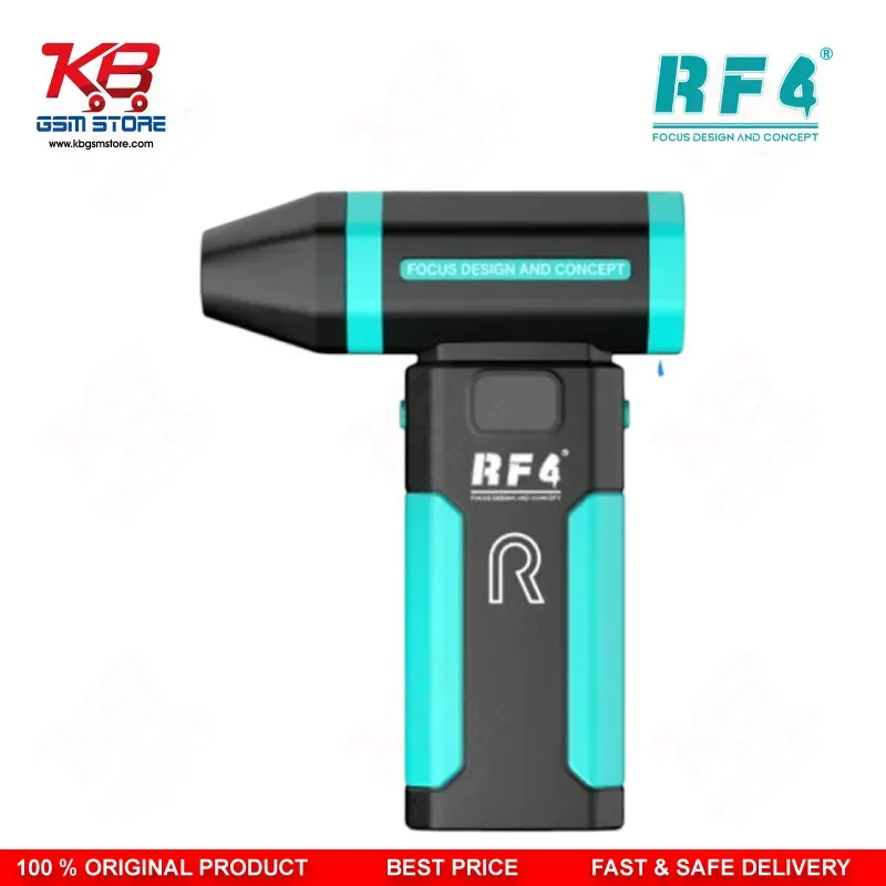 RF4 RF-P6 Portable Mini Cooling Fan 6000mAh Rechargeable Air Blower for Mobile Repair