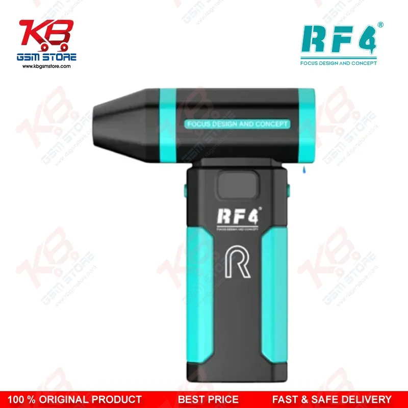 RF4 RF-P6 Portable Mini Cooling Fan 6000mAh Rechargeable Air Blower for Mobile Repair