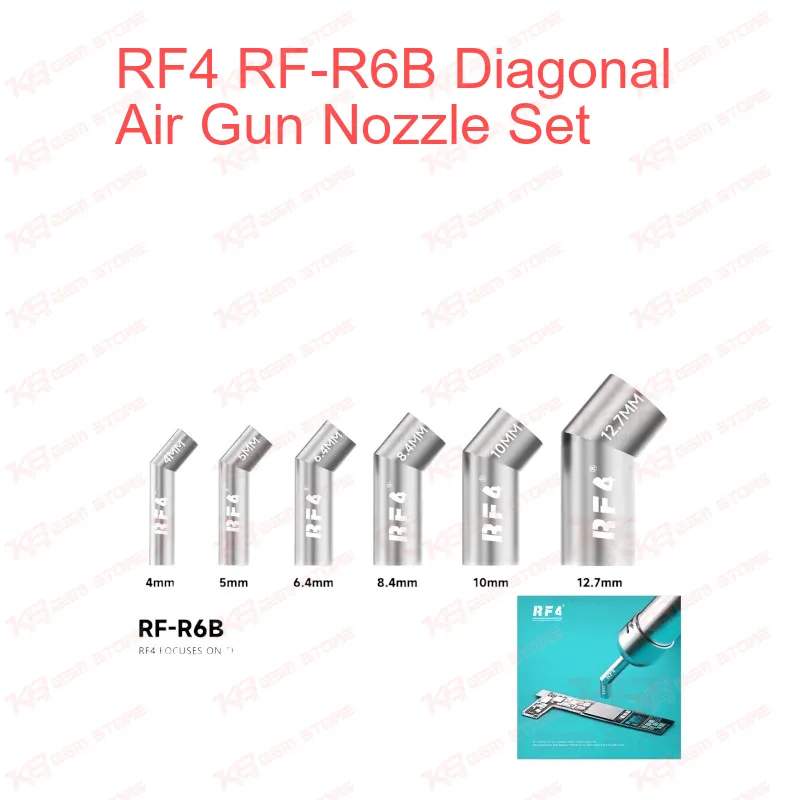 RF4 RF-R6B Diagonal Air Gun Nozzle Set