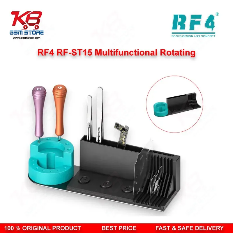 RF4 RF-ST15 360° Rotating Screwdriver & Stencil Storage Rack