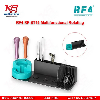 RF4 RF-ST15 360° Rotating Screwdriver & Stencil Storage Rack
