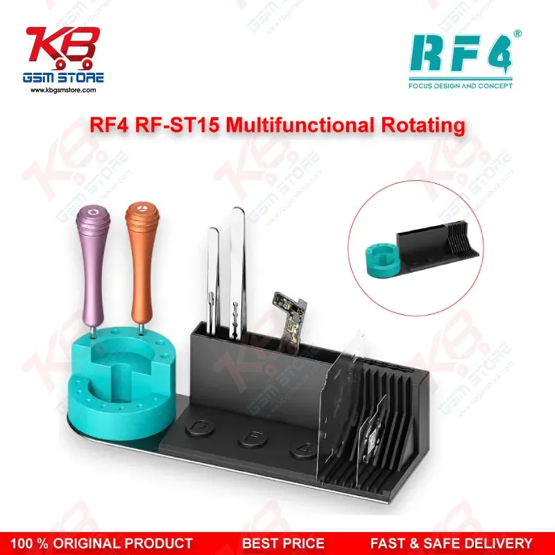 RF4 RF-ST15 360° Rotating Screwdriver & Stencil Storage Rack