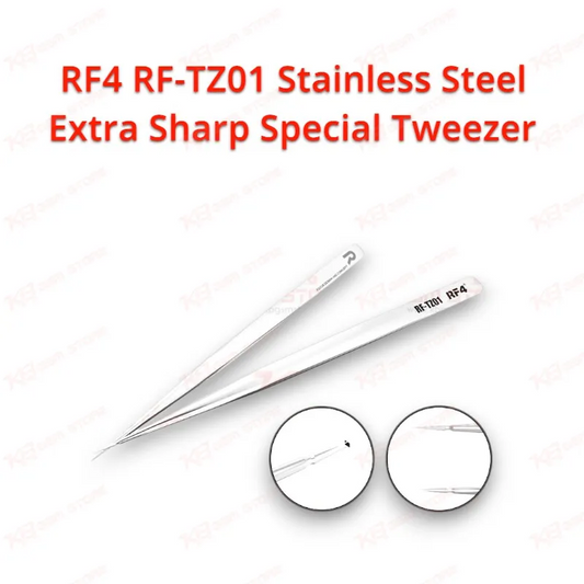 RF4 RF-TZ01 Stainless Steel Extra Sharp Special Tweezer