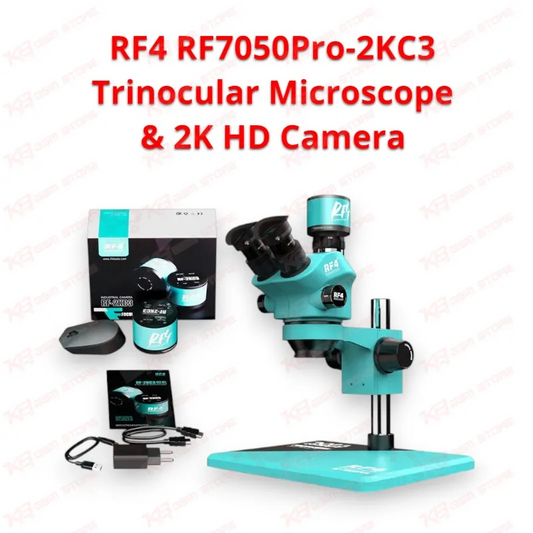RF4 RF7050Pro-2KC3 Trinocular Microscope & 2K HD Camera