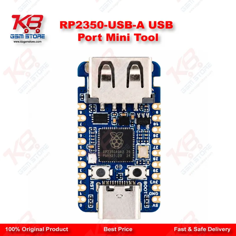 Waveshare RP2350-USB-A Dual-Core RP2350A USB Development Board