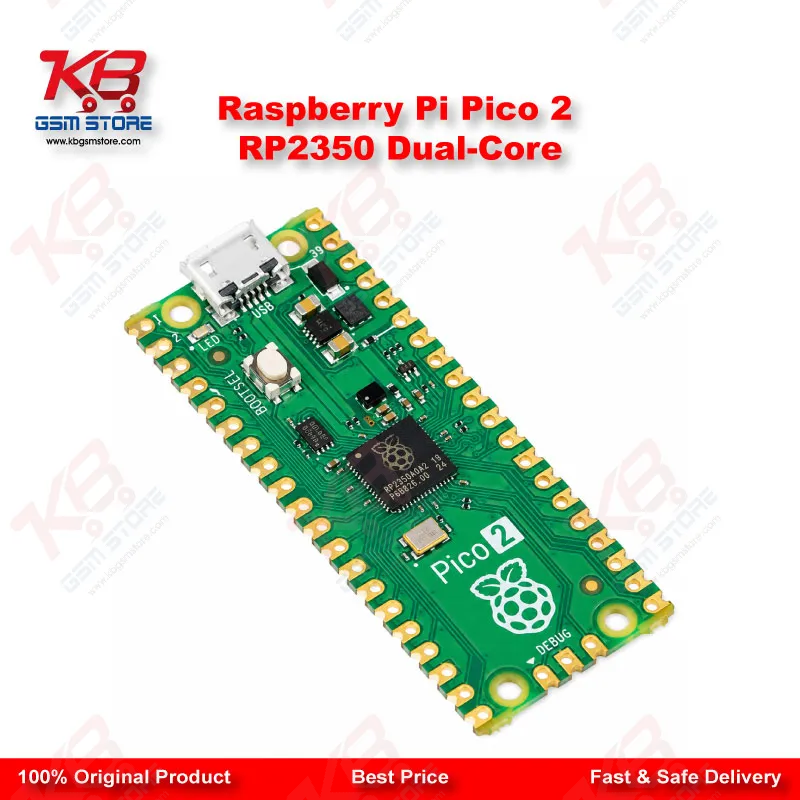 Raspberry Pi Pico 2 RP2350 Dual-Core Microcontroller Board