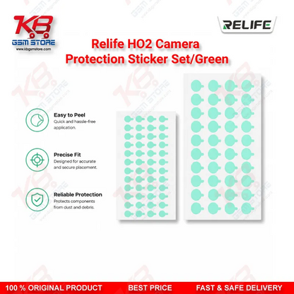 RELIFE HO2 Camera Lens Protection Sticker Set (1000 Pcs) – Green