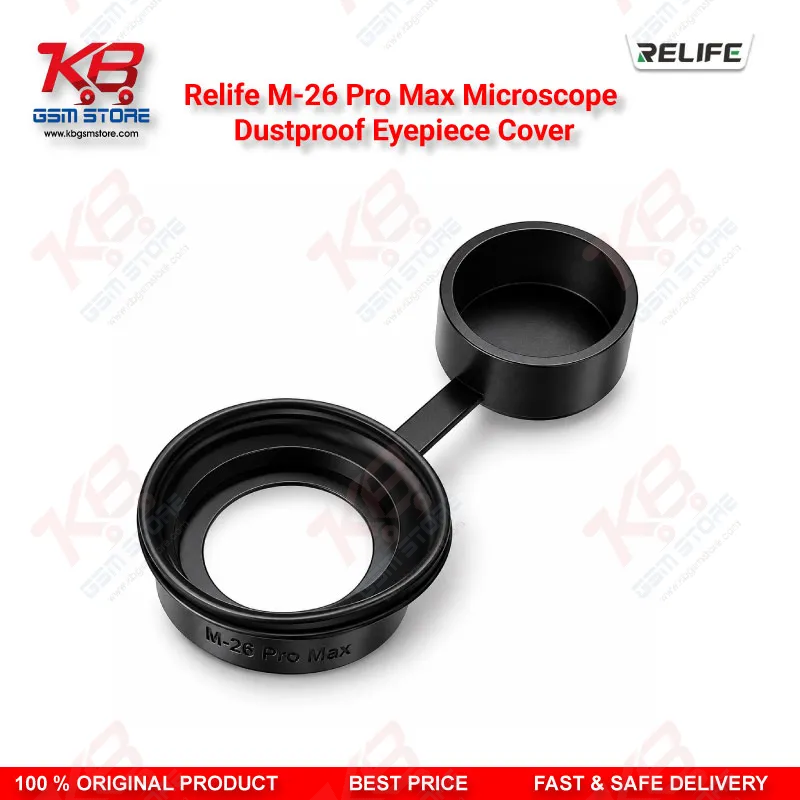 RELIFE M-26 Pro Max Microscope Dustproof Eyepiece Cover – Anti-Light Leakage Soft Silicone Eyecup for Stereo Microscopes