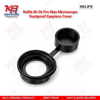 RELIFE M-26 Pro Max Microscope Dustproof Eyepiece Cover – Anti-Light Leakage Soft Silicone Eyecup for Stereo Microscopes