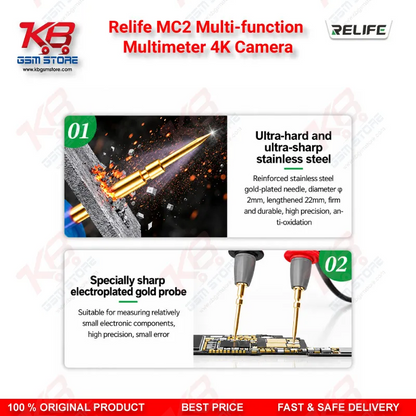 Relife MC2 Multi-function Multimeter 4K Camera
