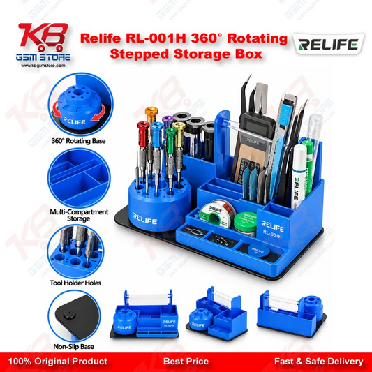 Relife RL-001H 360° Rotating Stepped Storage Box