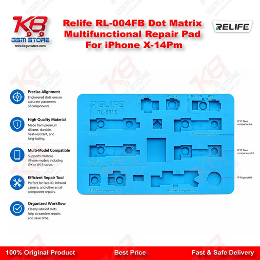 Relife RL-004FB Dot Matrix Multifunctional Repair Pad For iPhone X-14Pm
