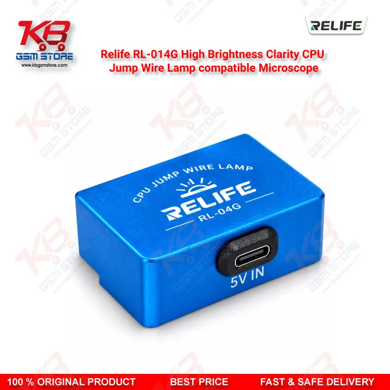 Relife RL-014G High Brightness Clarity CPU Jump Wire Lamp compatible Microscope – LED Fill Light for Mobile PCB CPU Jumper Wire Repair