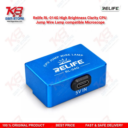 Relife RL-014G High Brightness Clarity CPU Jump Wire Lamp compatible Microscope – LED Fill Light for Mobile PCB CPU Jumper Wire Repair