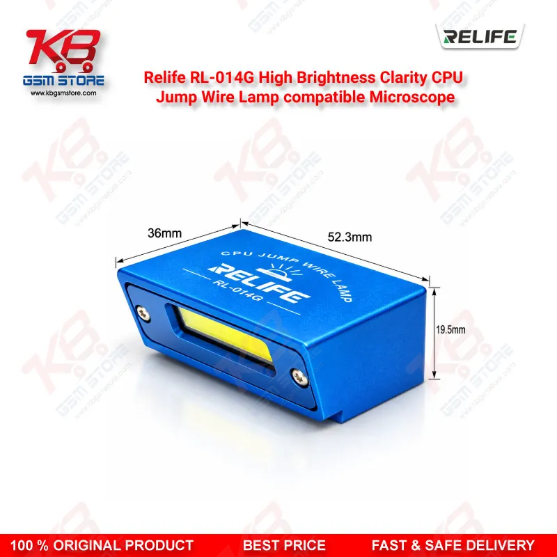Relife RL-014G High Brightness Clarity CPU Jump Wire Lamp compatible Microscope – LED Fill Light for Mobile PCB CPU Jumper Wire Repair