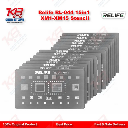 Relife RL-044 15in1 XM1-XM15 Stencil