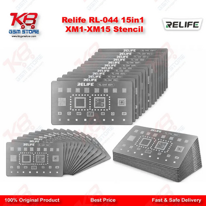 Relife RL-044 15in1 XM1-XM15 Stencil
