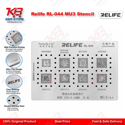 Relife RL-044 MU3 Stencil