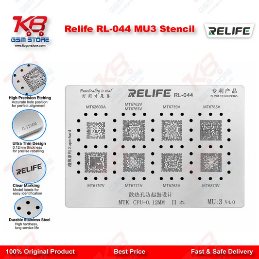 Relife RL-044 MU3 Stencil
