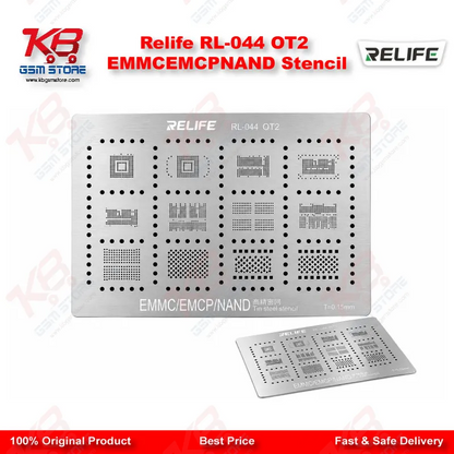Relife RL-044 OT2 EMMC/EMCP/NAND Stencil