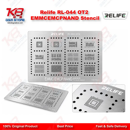 Relife RL-044 OT2 EMMC/EMCP/NAND Stencil