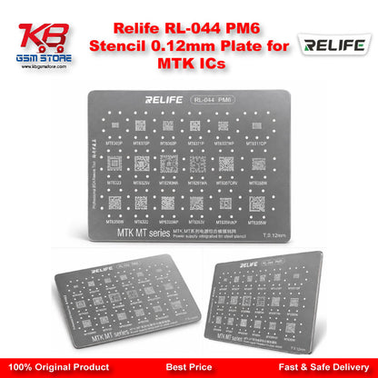 Relife RL-044 PM6 Stencil 0.12mm Plate for MTK ICs