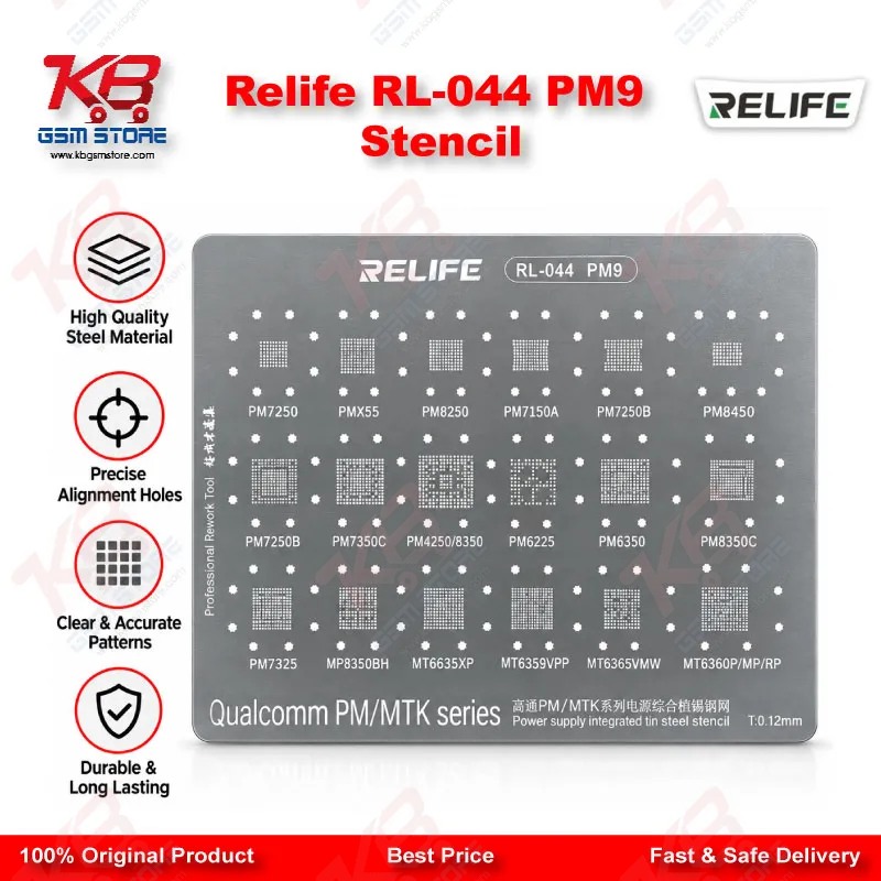 Relife RL-044 PM9 Stencil