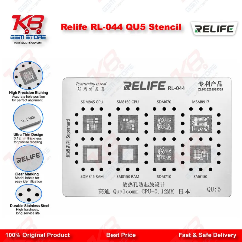 Relife RL-044 QU5 Stencil