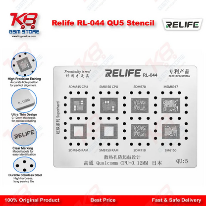 Relife RL-044 QU5 Stencil