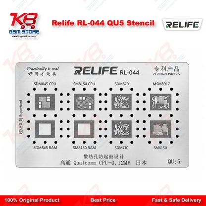 Relife RL-044 QU5 Stencil