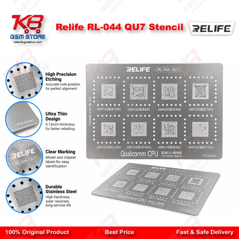 Relife RL-044 QU7 Stencil