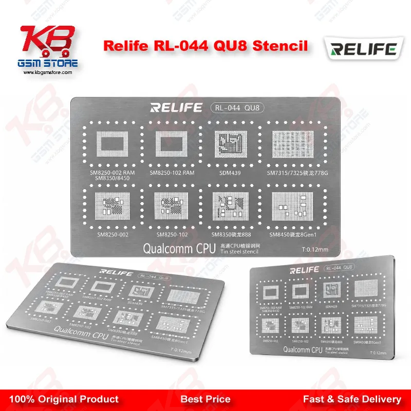 Relife RL-044 QU8 Stencil