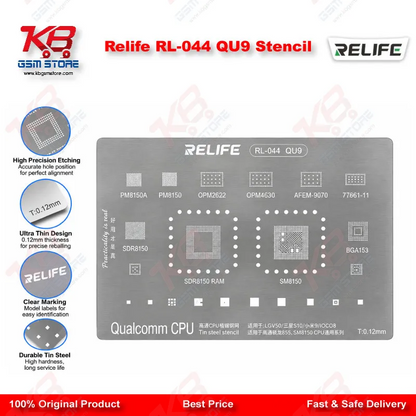 Relife RL-044 QU9 Stencil