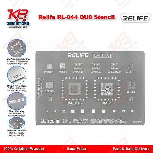 Relife RL-044 QU9 Stencil