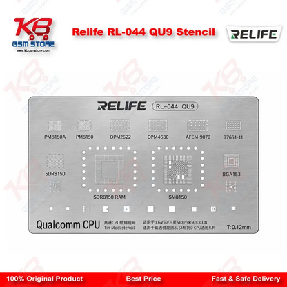 Relife RL-044 QU9 Stencil