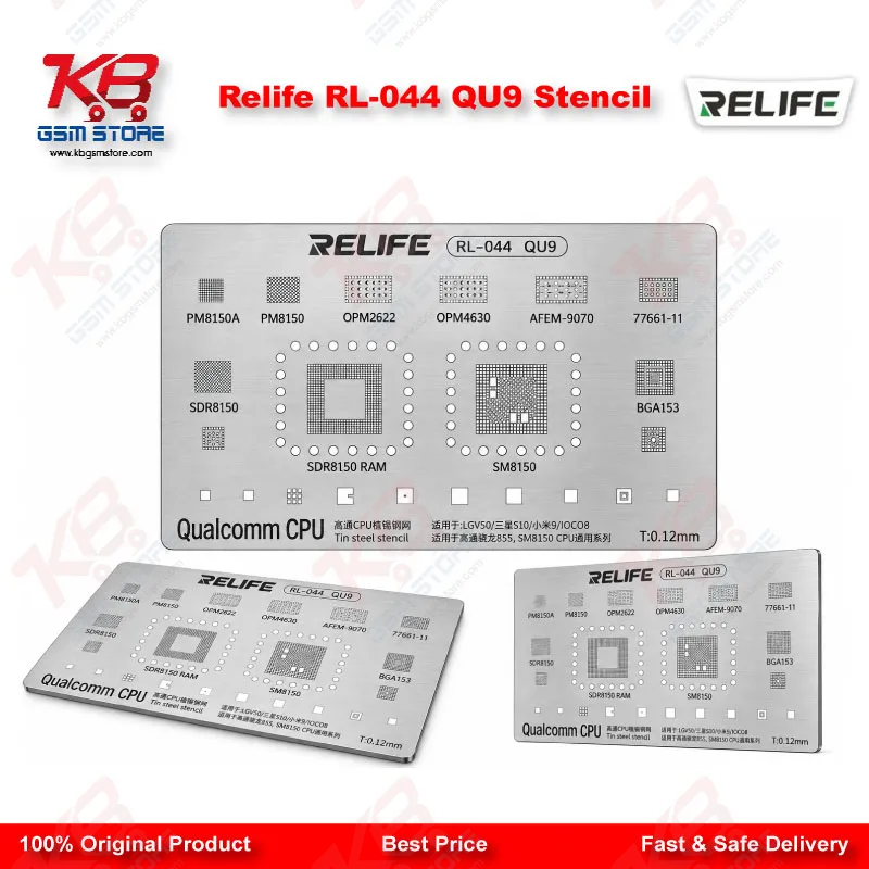 Relife RL-044 QU9 Stencil