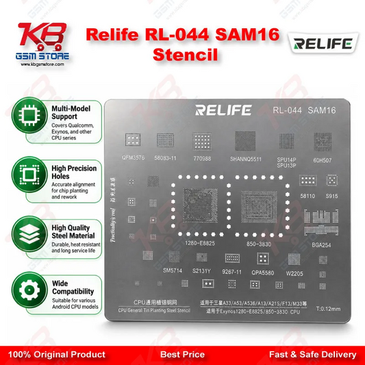 Relife RL-044 SAM16 Stencil