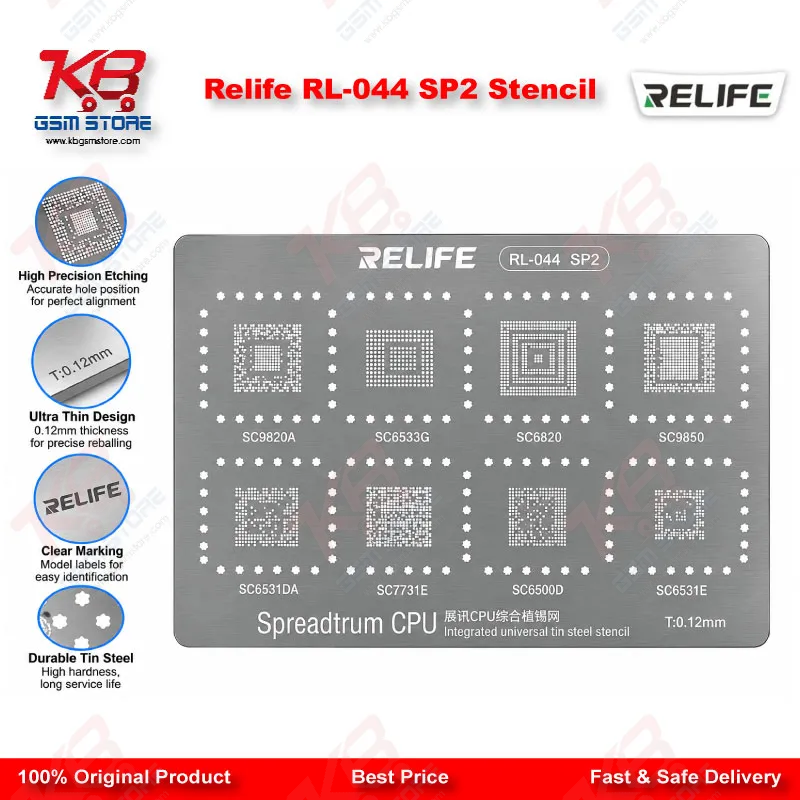 Relife RL-044 SP2 Stencil