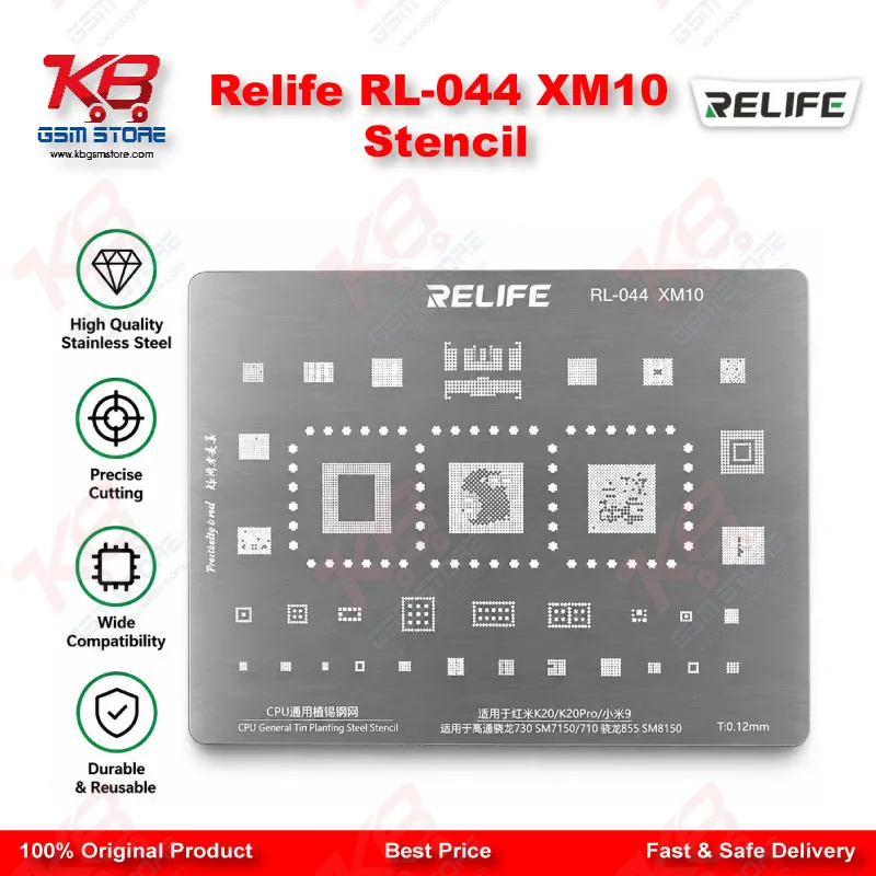 Relife RL-044 XM10 Stencil
